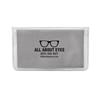 IMPRINTED Gray Premium Microfiber Cloth-In-Case (100 per box / Minimum order - 5 boxes)